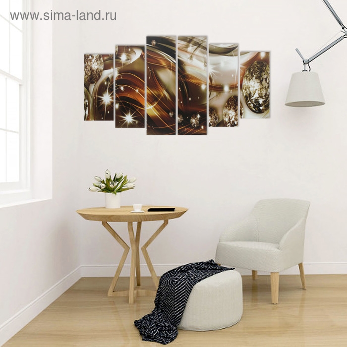 Картина модульная на подрамнике  Картина модульная на подрамнике "Волшебный мир" 2-25*57,5;2-25*74,5;2-25*84,5, 150*84,5см