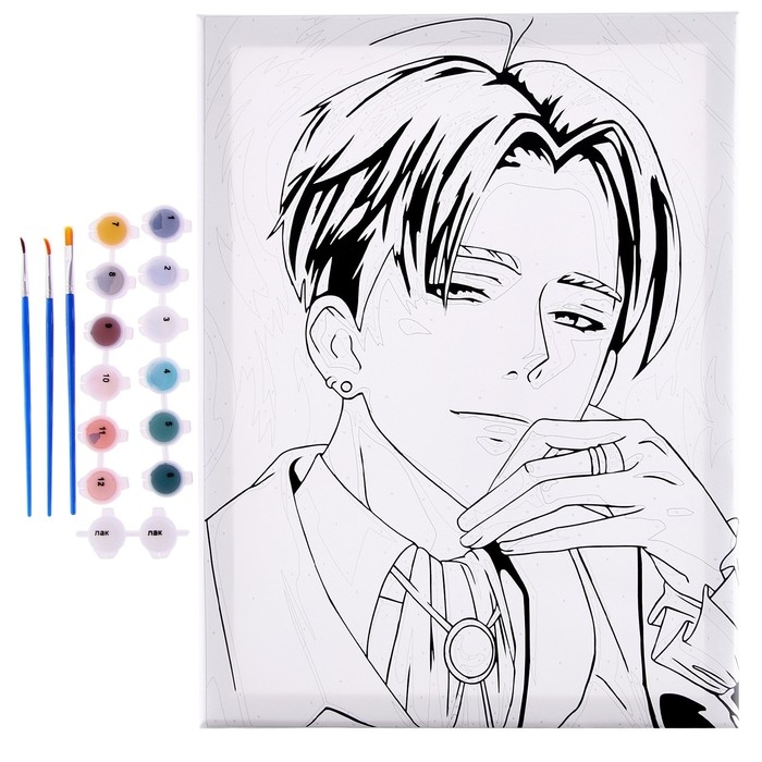 Картина по номерам на холсте с подрамником &laquo;Универсальный боец&raquo;, 30 х 40 см