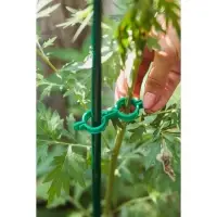 Клипса садовая, d=20 мм, набор 20 шт., зелёный, Greengo