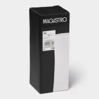 Ваза для цветов Magistro &laquo;Бланш&raquo;, 7.7&times;18.5 см, фарфор, белая