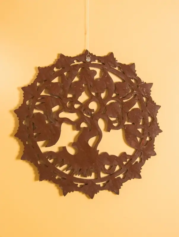 Панно "Древо жизни" МДФ, 40х40х1 см, разноцветная