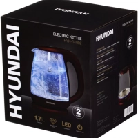 Чайник HYK-G1002 1.7л. 2200Вт бордовый