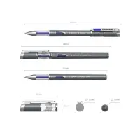 Ручка гелевая ErichKrause. MEGAPOLIS GEL, синий стержень, узел 0.5 мм
