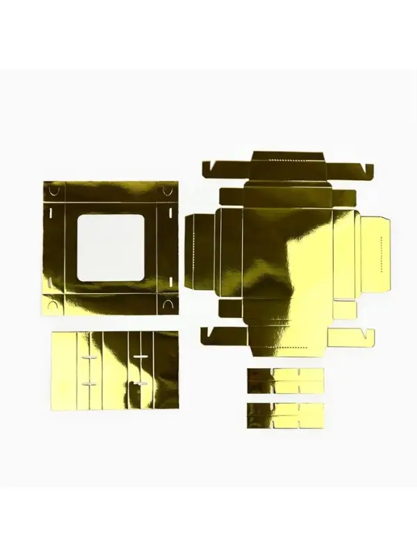 Коробка для конфет &laquo;Золотистая&raquo;, 14.5&times;14.5&times;3.5 см