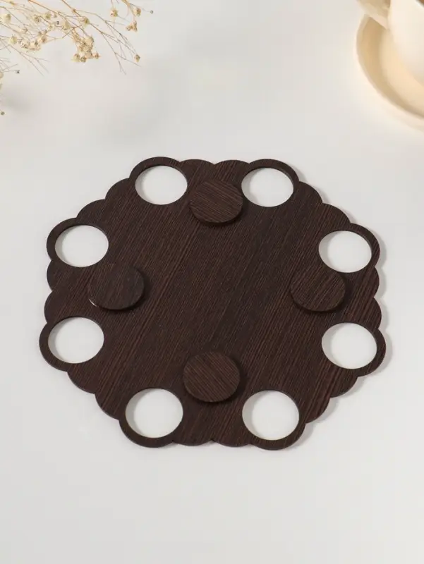 Подставка пасхальная на 8 яиц на ножках "Кулич". Д 20 см