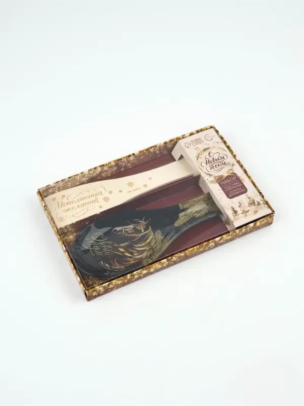 Набор «С Новым годом», подставка под ложку, лопатка Набор «С Новым годом», подставка под ложку, лопатка