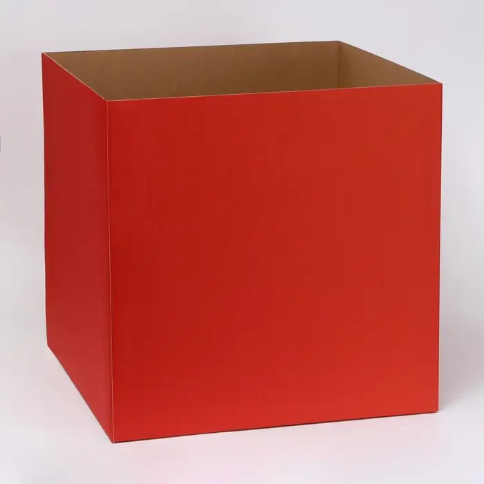 Коробка для воздушных шаров, Красная, 60&times;60&times;60 см