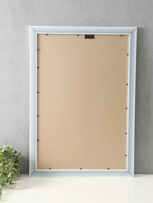 Фоторамка для фото 40х60 см "Luxe Elegance" пластик, белый, (пластик экран)