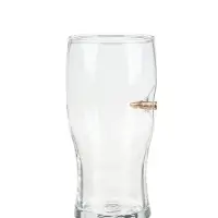 Бокал для пива с пулей &laquo;Непробиваемый&raquo;, 500 мл