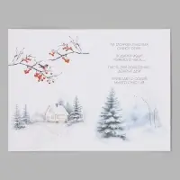 Открытка средняя &laquo;Волшебного нового года!&raquo;, пейзаж, тиснение, 12&times;18 см