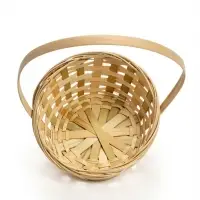 Корзина плетёная, d=17&times;9&times;30 см, бамбук