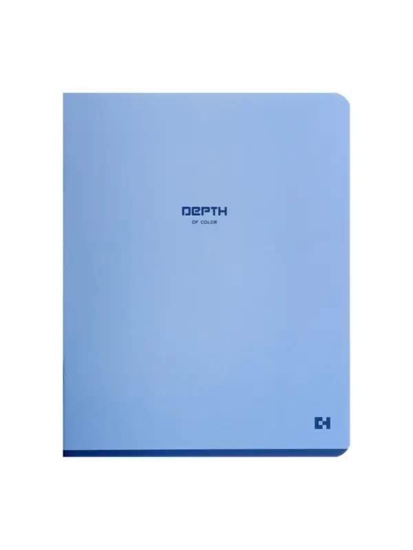 Тетрадь 48 листов в клетку BG Monocolor Blue, обложка мелованный картон, soft touch, МИКС