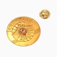 Значок "ДПС" полиция, цветной в золоте Значок "ДПС" полиция, цветной в золоте