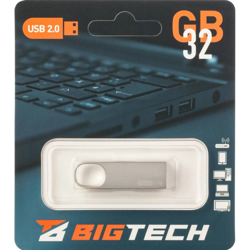 Флеш-память BigTech UFD007, USB2.0, 32GB