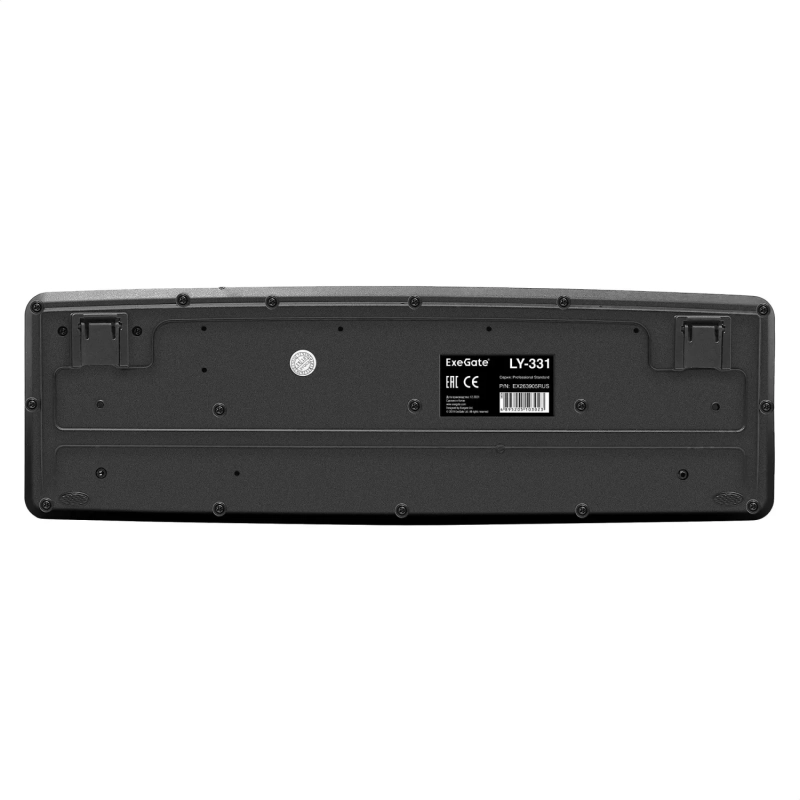 Клавиатура ExeGate LY-331 черный USB Color box