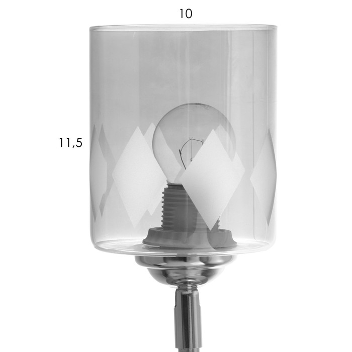 Бра "Лауна" 1хЕ27 40т хром 20х11х20 см