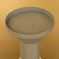 Подсвечник на 1 свечу текстурный «Графитовый», 10.5×10.5×19.5 см