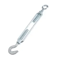 Талреп крюк-кольцо ТУНДРА krep, DIN1480, М16, оцинкованный, 1 шт.