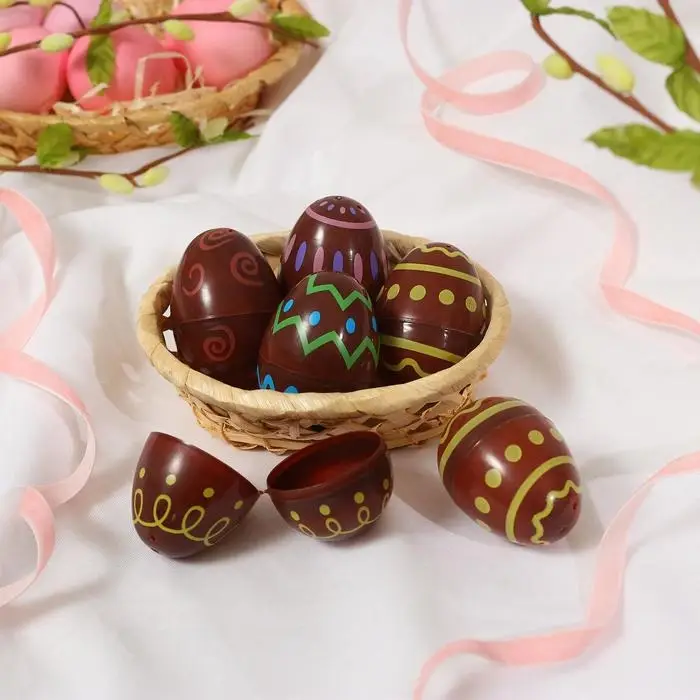 Основа для творчества «Яйцо с орнаментом», открывается, набор 6 шт., размер 1 шт: 6 × 4 см Основа для творчества «Яйцо с орнаментом», открывается, набор 6 шт., размер 1 шт: 6 × 4 см