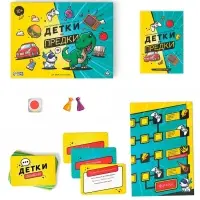 Настольная игра-викторина &laquo;Детки и предки&raquo;, 180 карт, игровое поле, 10+