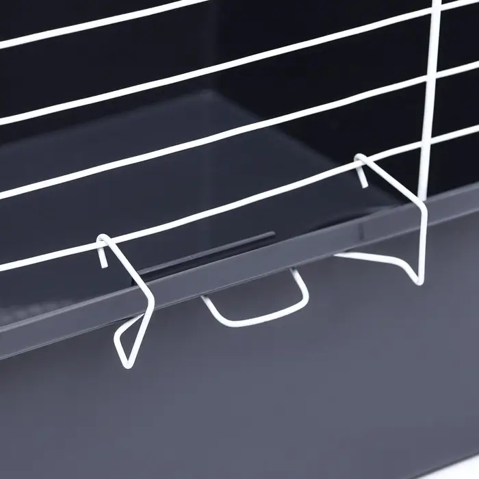 Клетка для грызунов &laquo;Пижон&raquo; №1 складная, 58&times;40&times;34 см, миска, 2 кормушки, серая