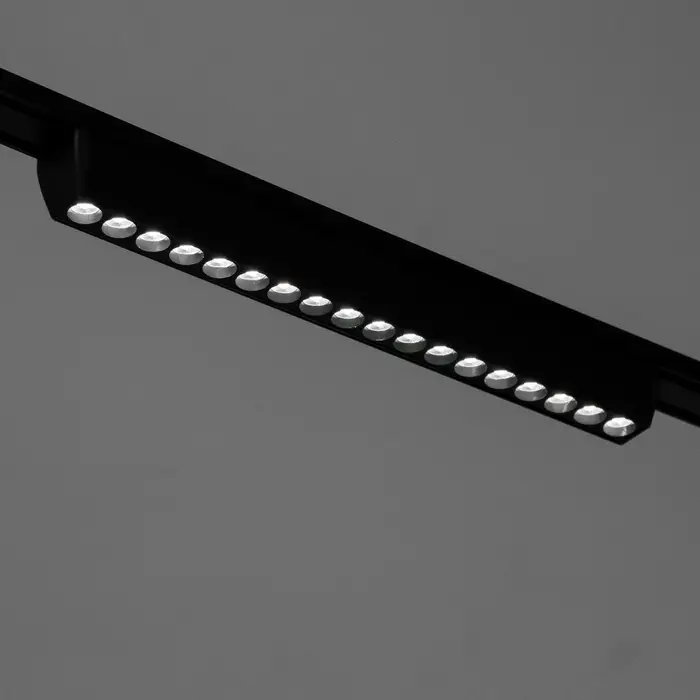 Светильник трековый BayerLux SLIM &laquo;Линза-33&raquo;, LED, 18 Вт, 3000K-6000К, 48 В, CRI90, 3.2&times;3.8&times;33.8 см, чёрный