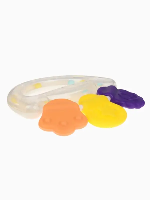 Прорезыватель погремушка для зубов &laquo;Браслетик&raquo;, цвет бежевый