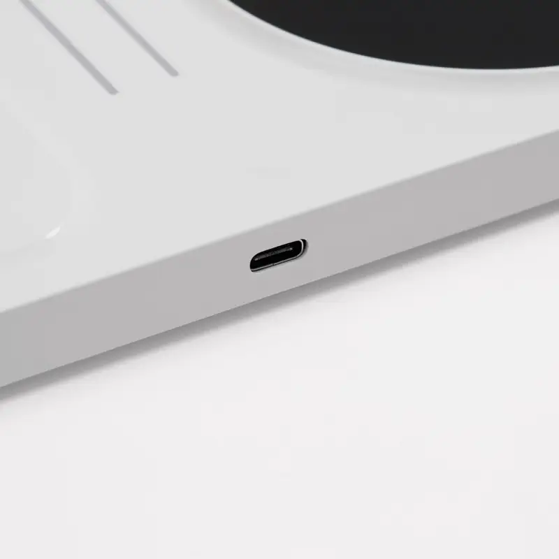 Беспроводное зарядное устройство с подогревом кружки Hot Task, белое