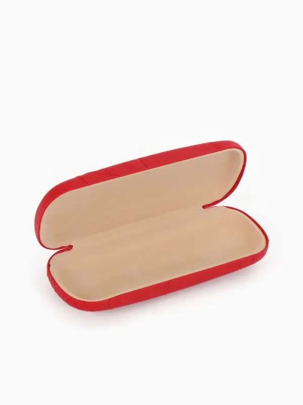 Футляр для очков Июнь2503, 16*5,8*3 см, хлопушка, красный Футляр для очков Июнь2503, 16*5,8*3 см, хлопушка, красный