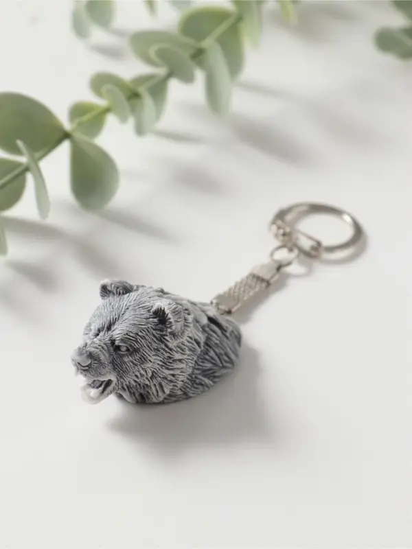 Брелок "Голова медведя" (3 вида), 5,5см