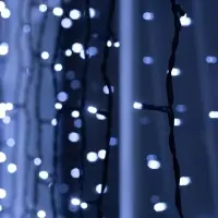 Гирлянда &laquo;Занавес&raquo; 2&times;3 м, IP44, УМС, тёмная нить, 760 LED, свечение белое, 220 В