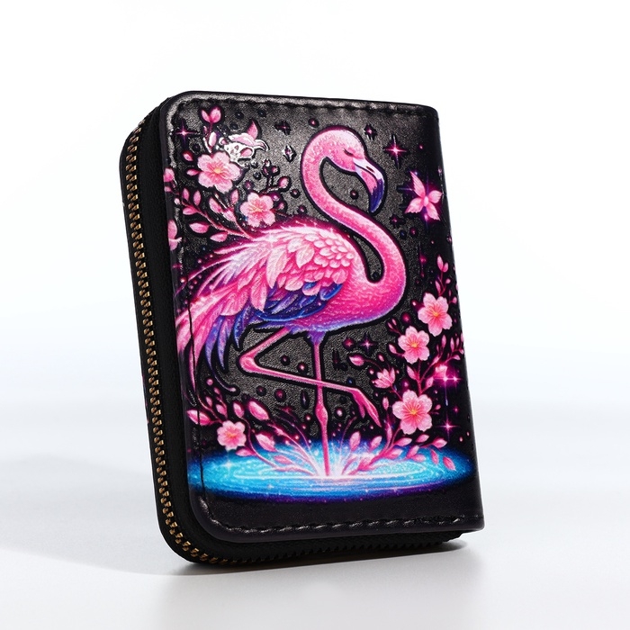 Кошелёк на молнии, цвет чёрный Кошелёк на молнии, цвет чёрный