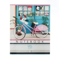 Тетрадь 96 листов в клетку "I like my bike", обложка мелованный картон, блок офсет 65 г/м2, 5В МИКС