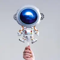 Воздушный шар фольгированный 16" «Космонавт», фигура, для палочки Воздушный шар фольгированный 16" «Космонавт», фигура, для палочки