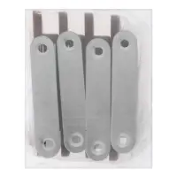 Магнит мебельный M003BR, 72&times;13 мм, большой, коричневый, 4 шт.