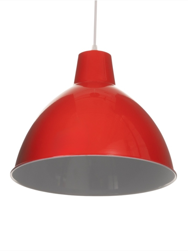 Светильник Richard 1х40Вт Е27 пр-1м красный 32,5х32,5х27см