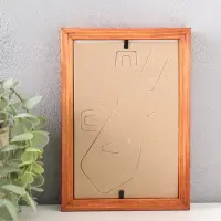 Фоторамка дерево 10х15 см, орех №1 (пластиковый экран)