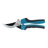 Секатор плоскостной, 9" (23 см), с пластиковыми ручками, МИКС, Greengo