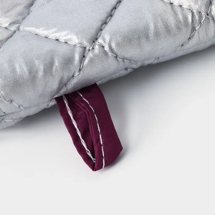 Набор прихваток Доляна &laquo;Профи&raquo;, 2 шт., 30&times;16&times;2 см, полиэстер, серый