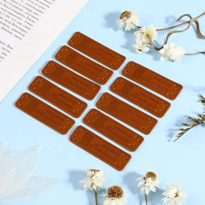 Набор нашивок Hand made, 5×1.5 см, 10 шт. Набор нашивок Hand made, 5×1.5 см, 10 шт.