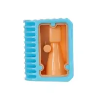 Набор точилок &laquo;Пастель&raquo;, 5 штук, ребристая, МИКС