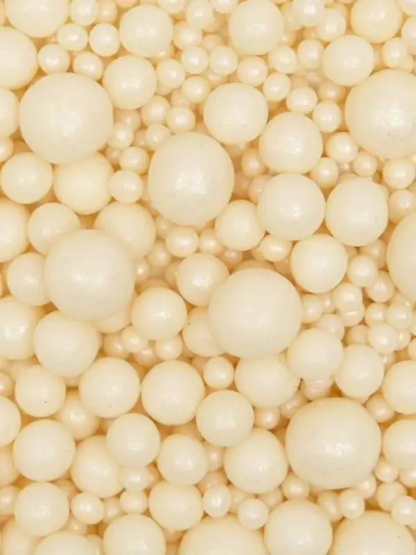 Кондитерская посыпка с мягким центром &laquo;Жемчуг&raquo;, серебро, 50 г