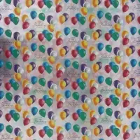 Бумага упаковочная глянцевая с фольгированием Happy Birthday, 70&times;100 см