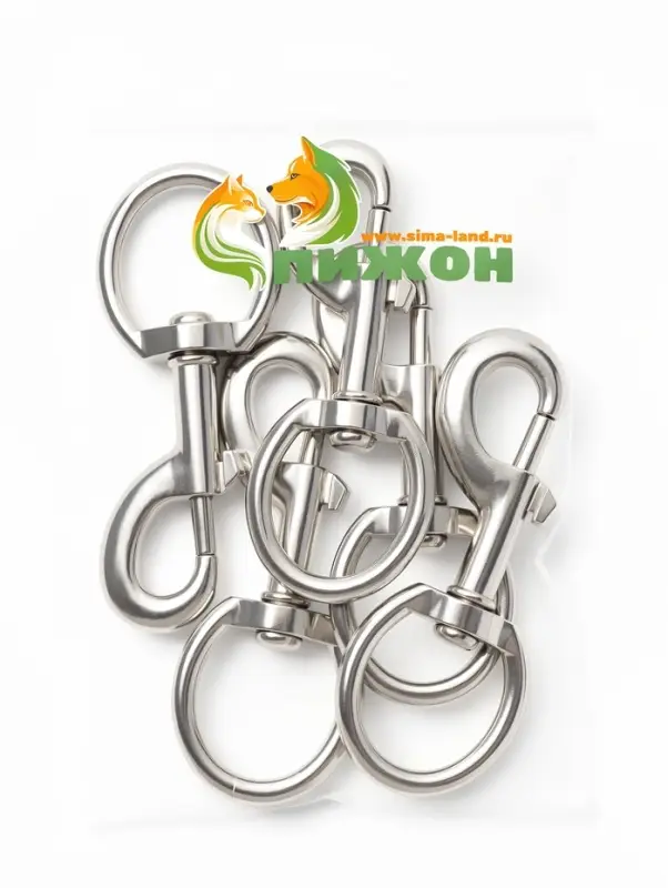 Карабин с полукруглым основанием, 9.5 см (вн. расстояние 3 см)