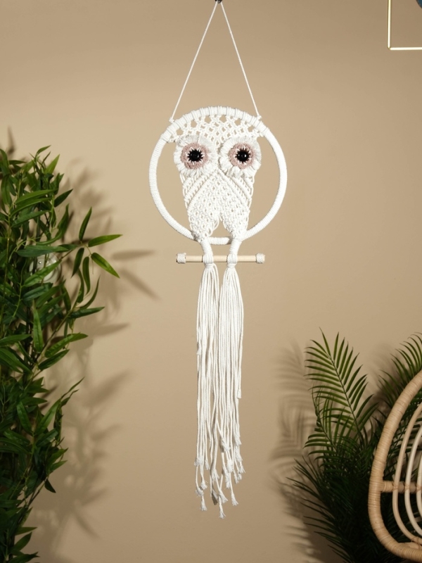 Ловец снов Ловец снов "Сова" 22х80 см. светлый глаз