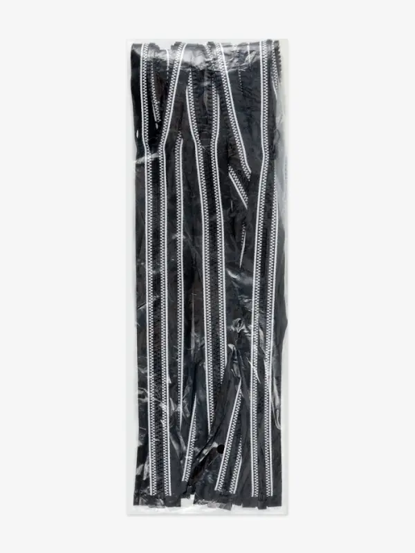 Молния &laquo;Трактор&raquo;, №5, разъёмная, замок автомат, 60 см, чёрная, белая