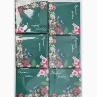 Коробочка подарочная под набор &laquo;Цветочная&raquo;, 9&times;9 см, (полезная часть 8.5&times;8.5 см), зелёная, разноцветная
