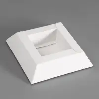 Коробка пирамида на 4 яруса для кейтеринга, закусок и фуршета 30&times;30&times;35 см