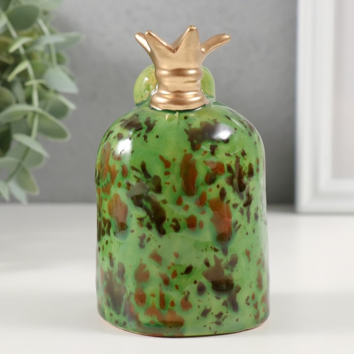 Сувенир керамика Сувенир керамика "Лягуха-принц в короне" 6,7х6,8х11,8 см