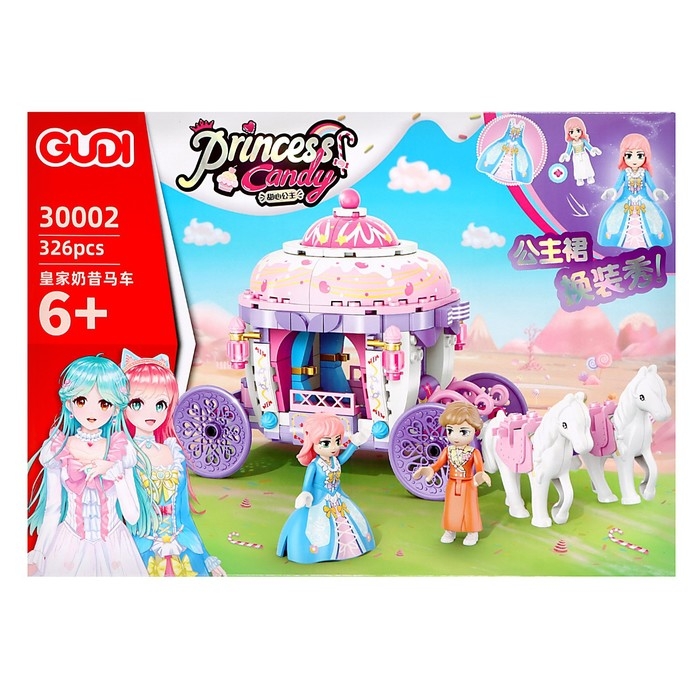Конструктор Принцессы «Зефирная карета», 326 деталей Конструктор Принцессы «Зефирная карета», 326 деталей